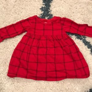 Old Navy Black And Red Tunic Dress